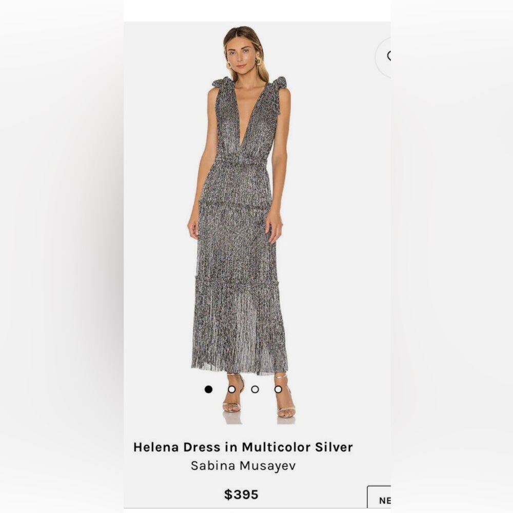 Sabina Musayev // Helena Dress xs // multicolor silver